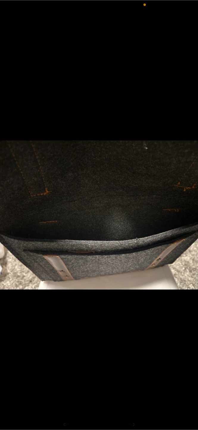 CHLONG Felt Laptop Bag - Black - photo 3