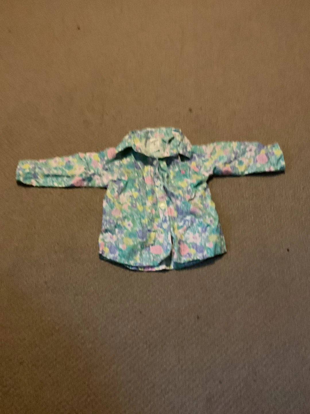 Carters Floral Button-Up Shirt 6-months