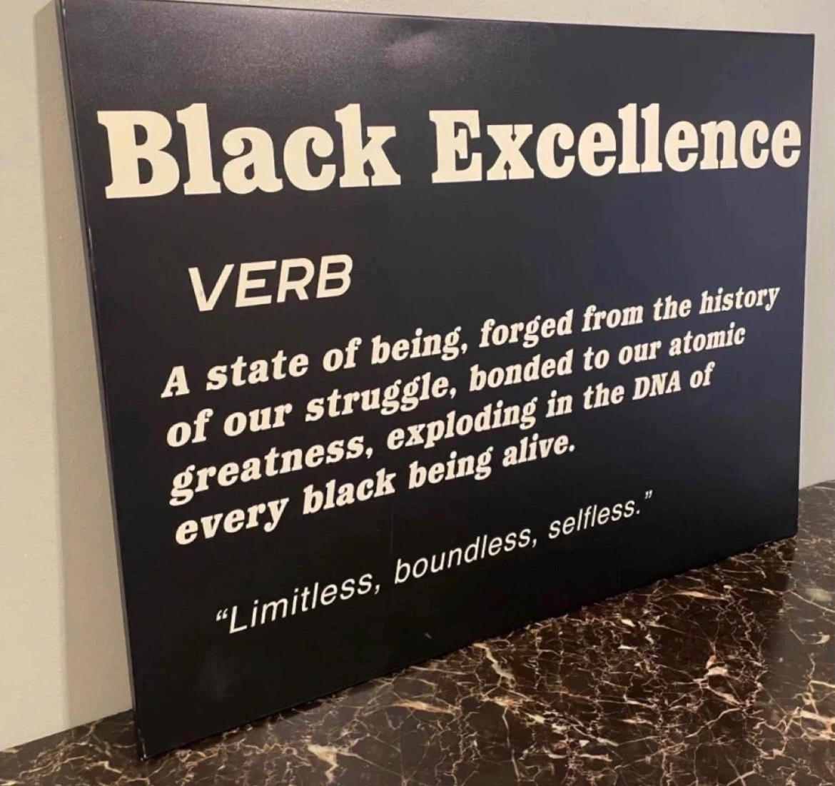 Black Excellence Wall Art $40 - photo 2