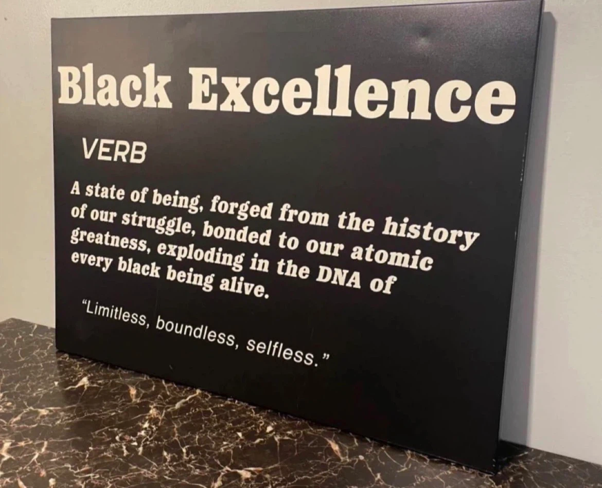 Black Excellence Wall Art $40 - photo 3