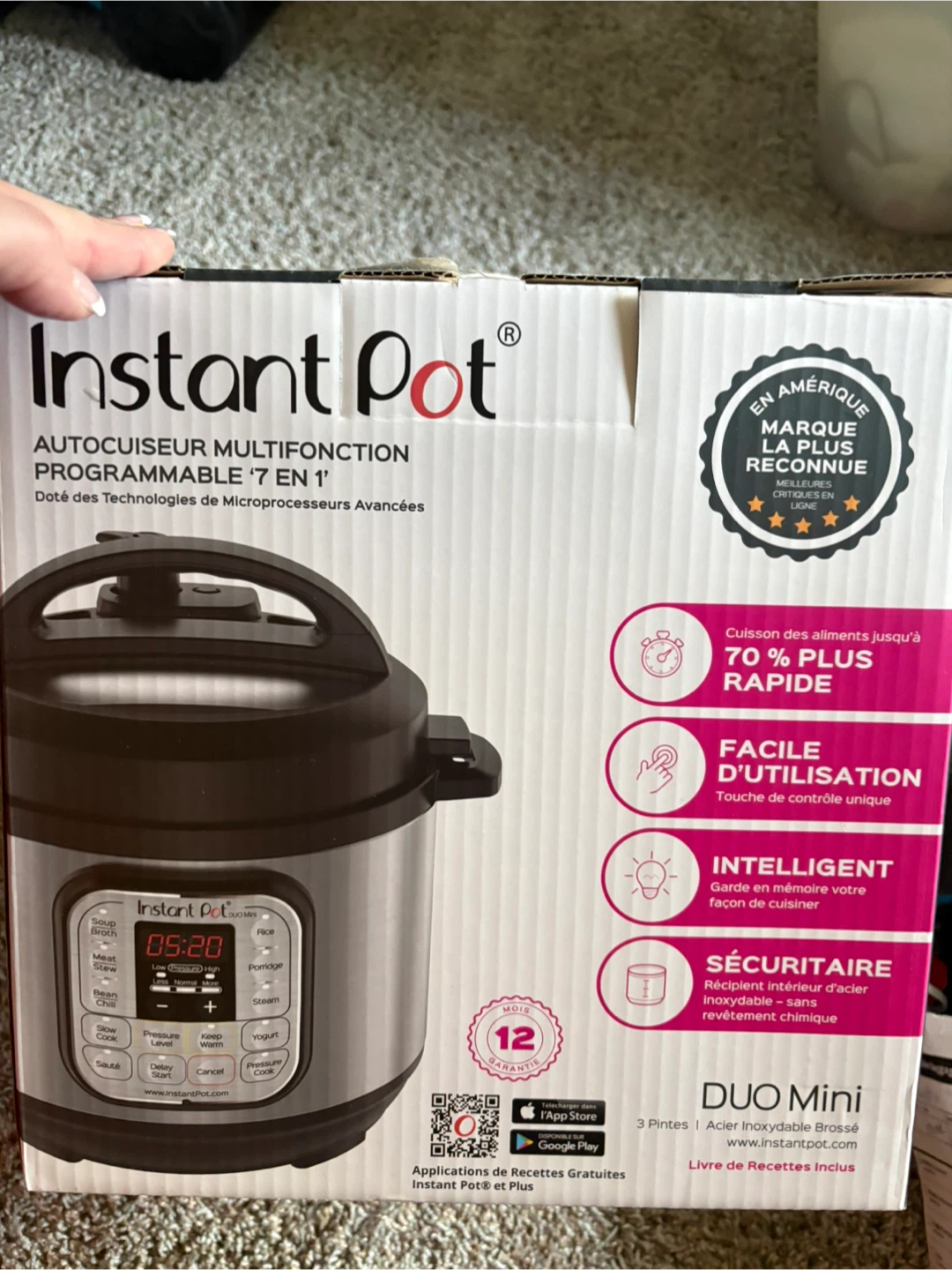 Brand new 3 quart duo mini instapot