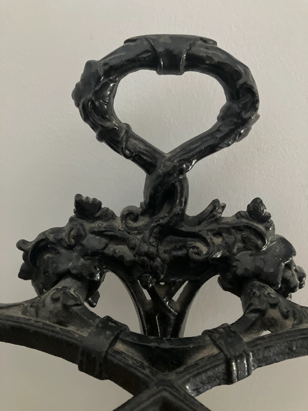 Unique Ornate Cast Iron Umbrella Stand Holder - photo 2