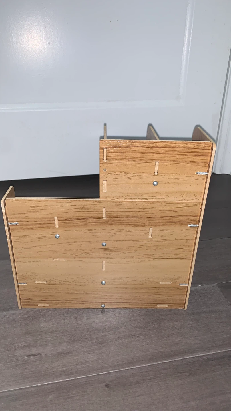 Wooden Desk Organizer with Drawer - photo 4