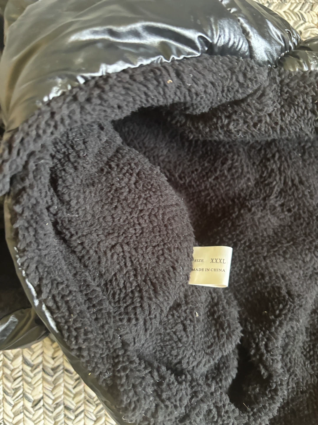 Black Puffer Dog Vest XXXL - photo 2