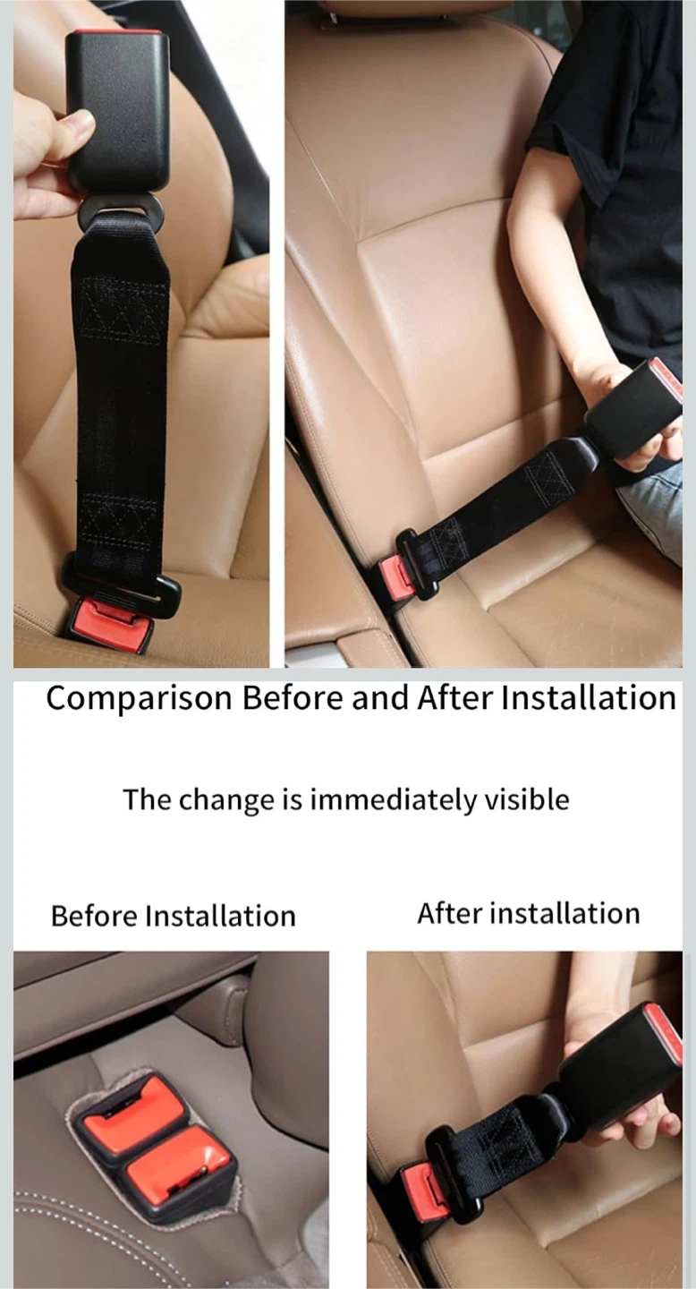 Black Seat Belt Extender Buckle - photo 2
