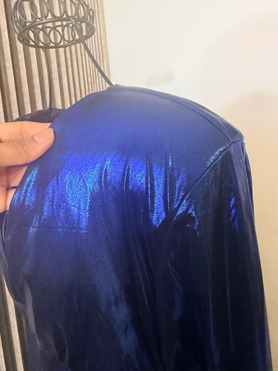 ZARA Metallic Ruched Dress - photo 5
