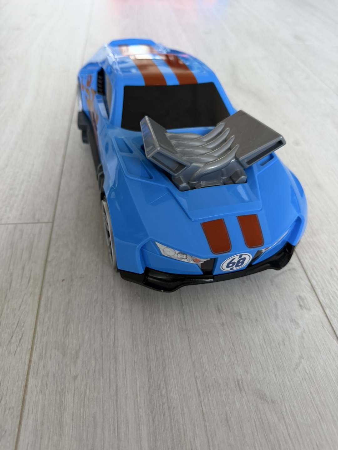 Hot Wheels Blue Race Car Toy- storage car