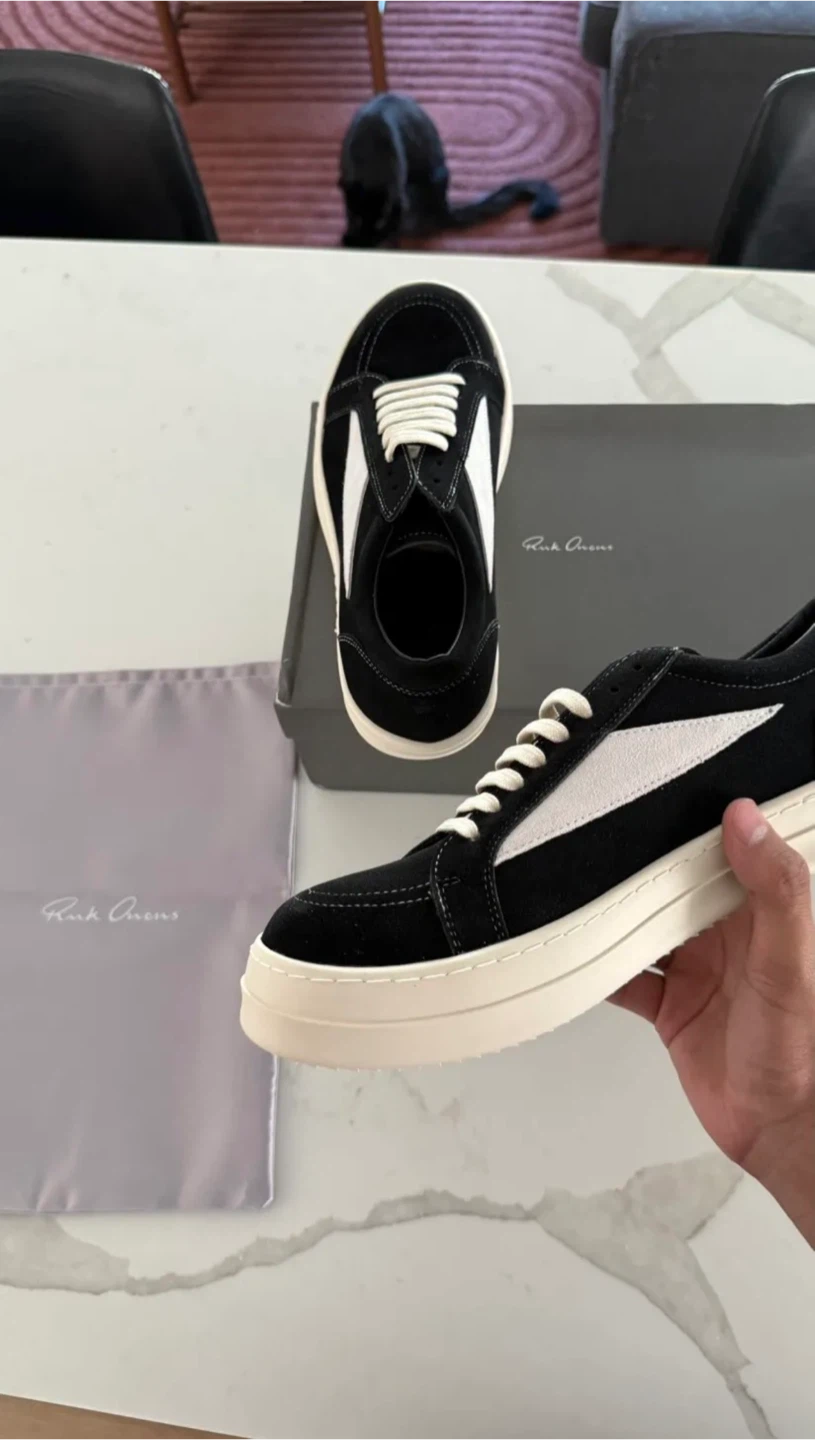 Rick Owens Black Vans