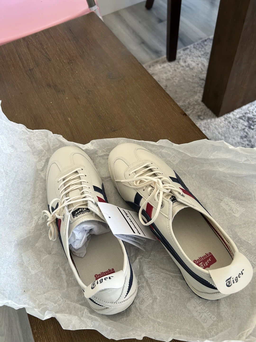 Onitsuka Tiger Mexico 66 SD Sneakers Cream/Navy/Red Size 6 - photo 3
