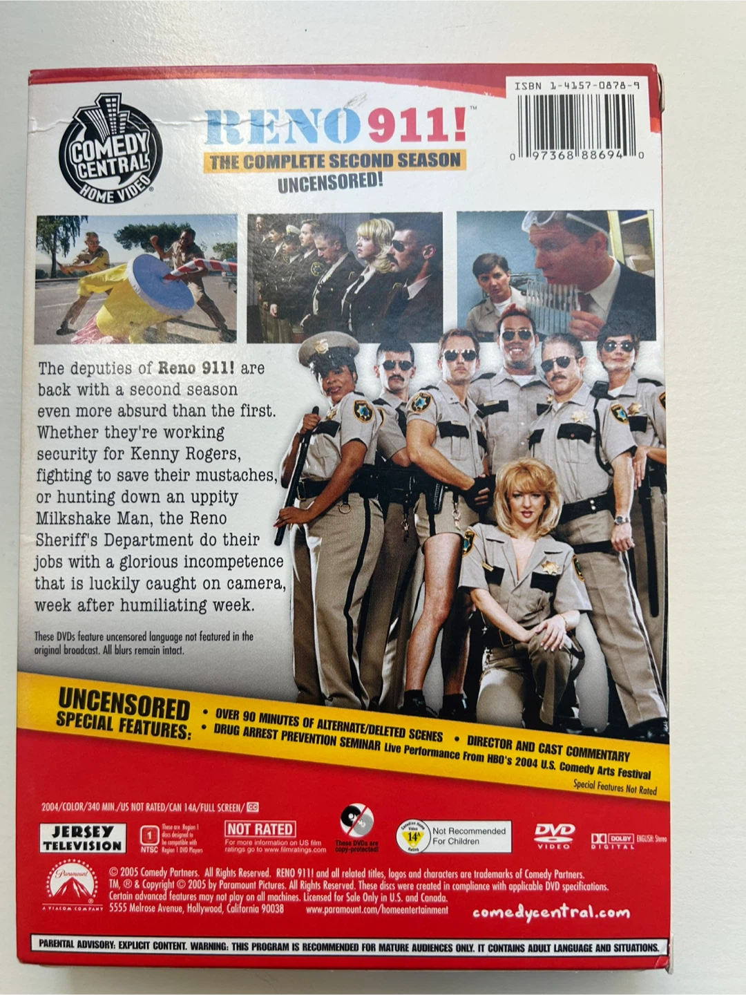 Reno 911! The Complete Second Season Uncensored DVD Set - photo 2
