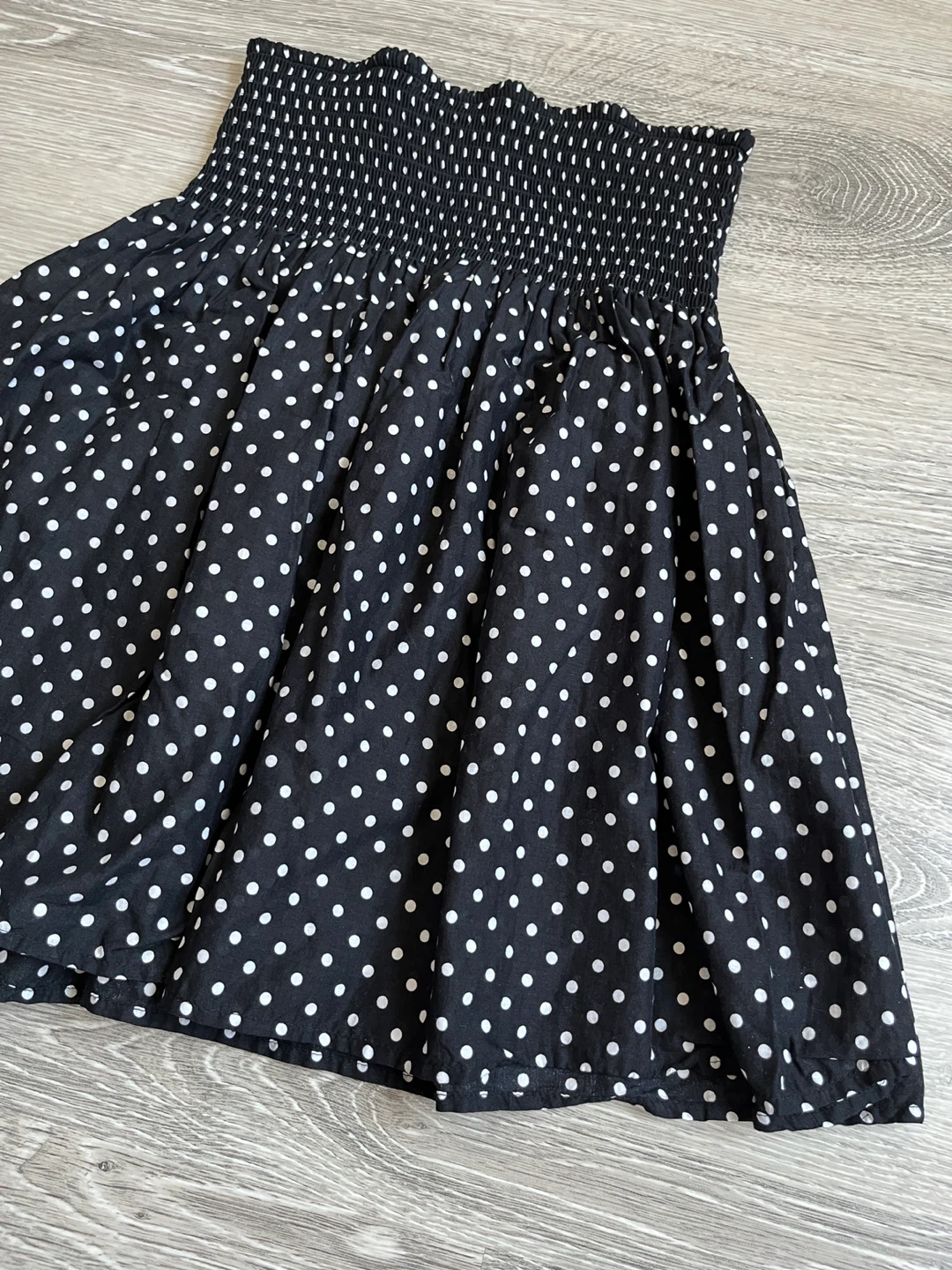 H&M Polka Dot Smocked Skirt, Size XS - photo 2