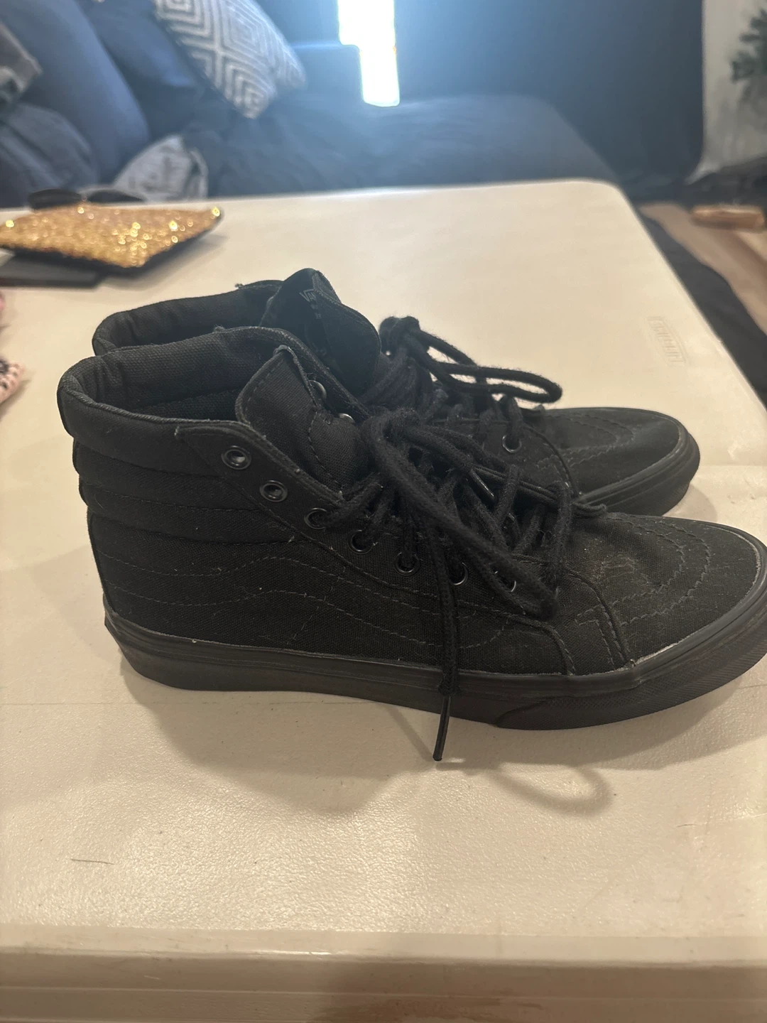Vans Sk8-Hi Black Skate Shoes - photo 3