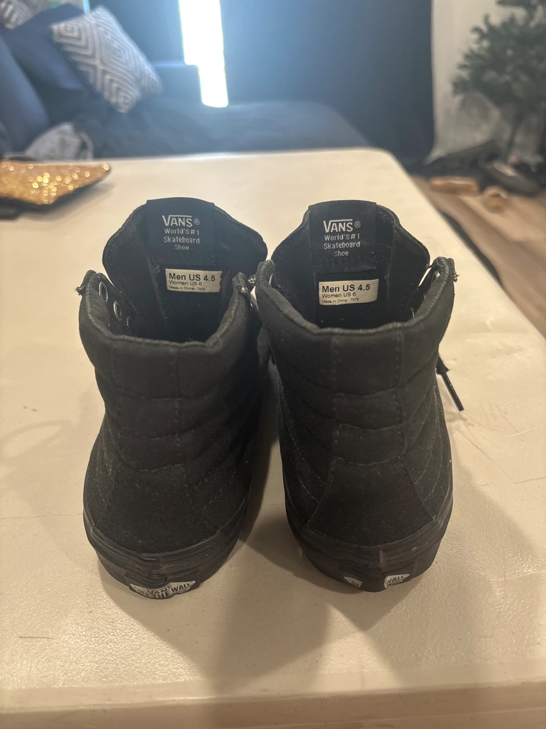 Vans Sk8-Hi Black Skate Shoes - photo 4