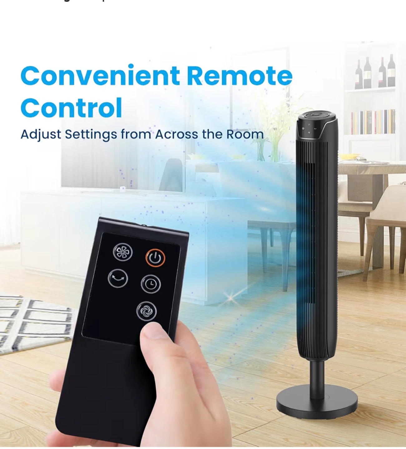 Senville 42" Oscillating Tower Fan - photo 2