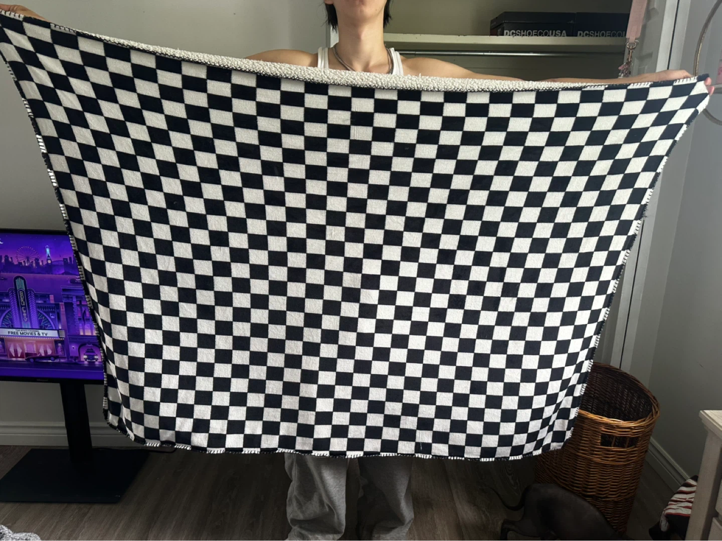 Checkerboard Throw Blanket - photo 2