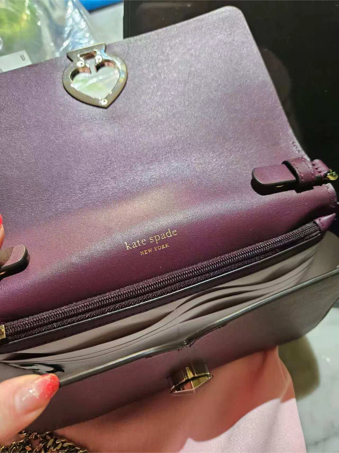 Kate Spade Purple Leopard chain - NEED TO SELL EVERYTHING - photo 2