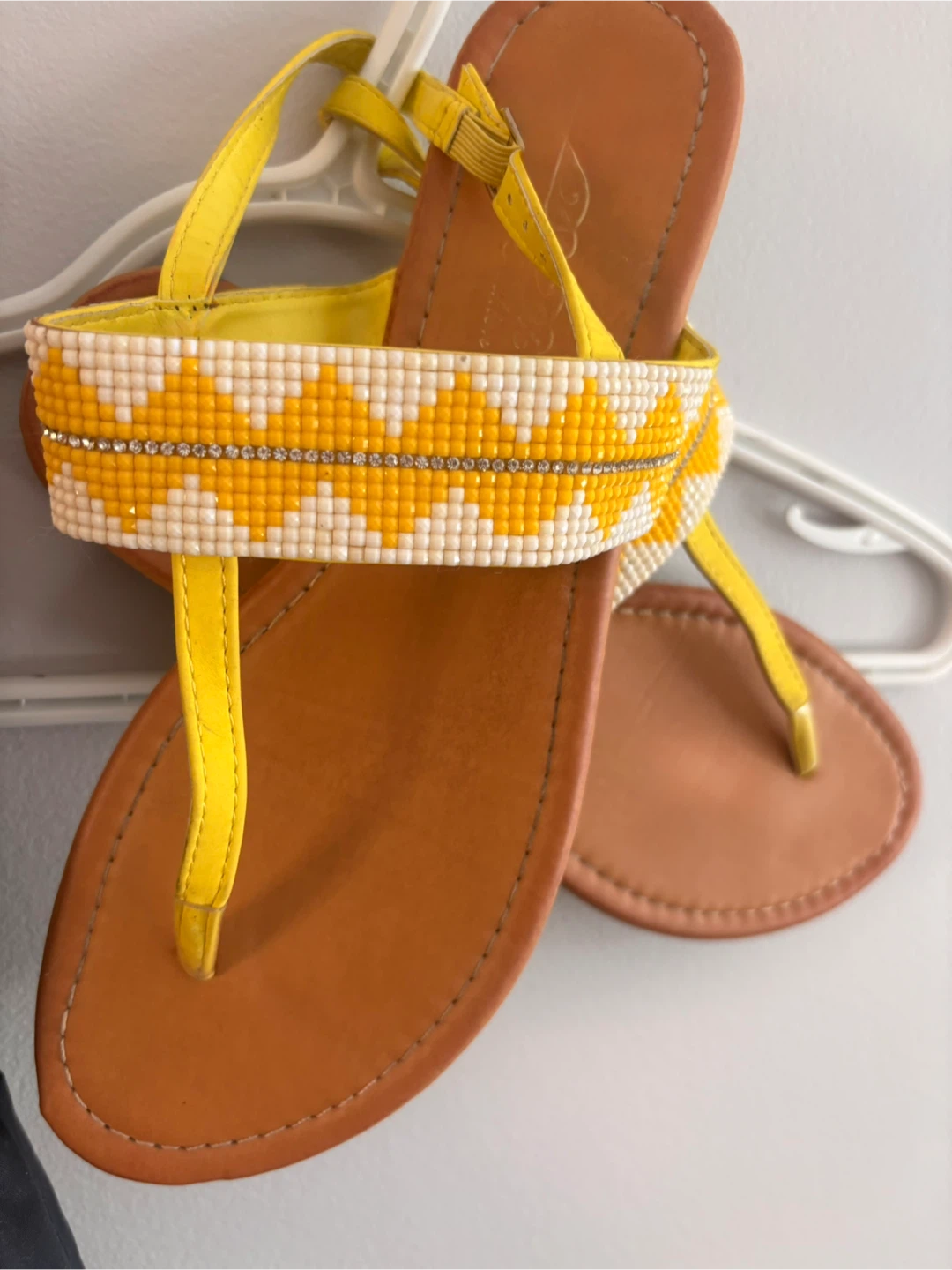 Beautiful summer dress/beaded sz9 sandals/purse wallet $125 - photo 5