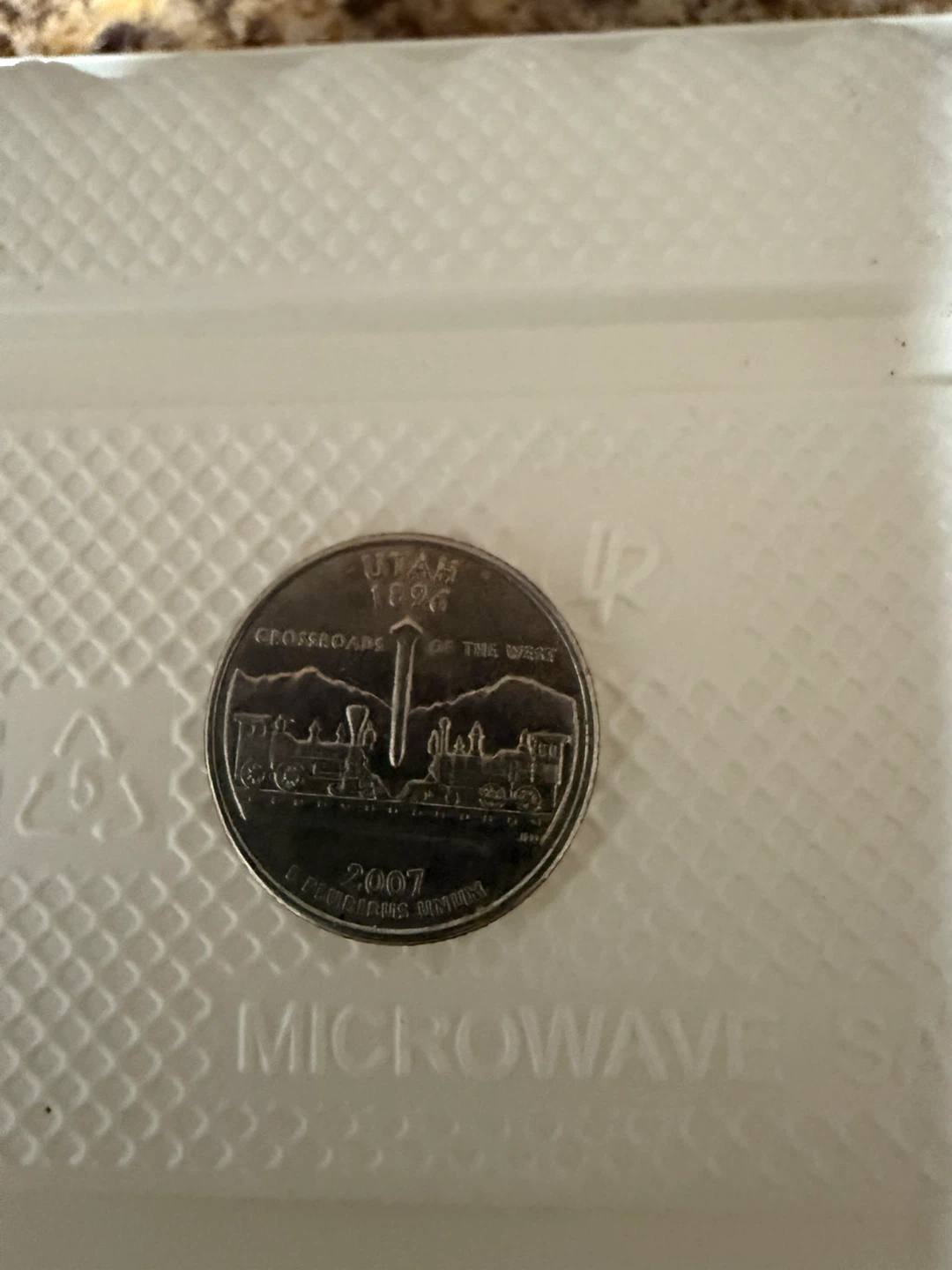 2007 Utah State Quarter - Crossroads of the West - photo 4