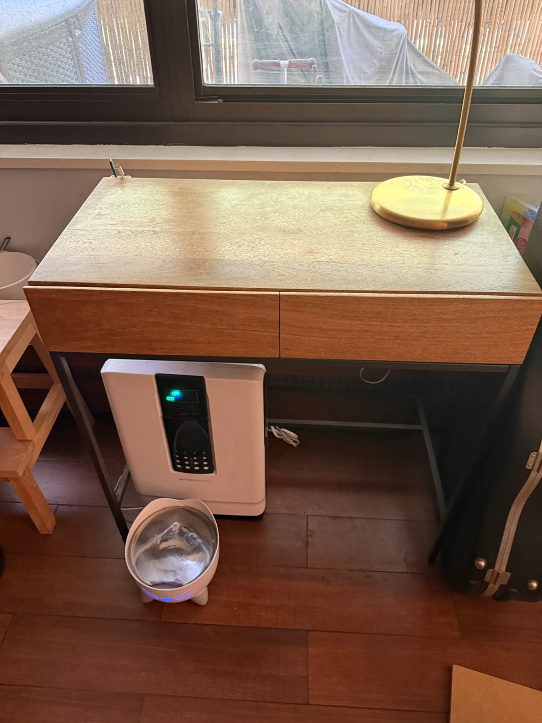 Westelm : Wood Top Desk with Drawers