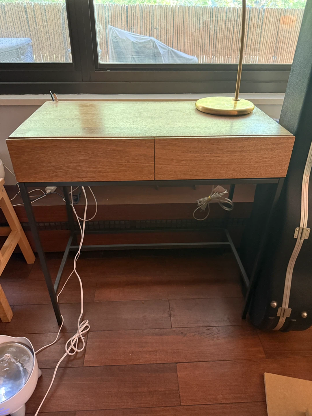 Westelm : Wood Top Desk with Drawers - photo 2