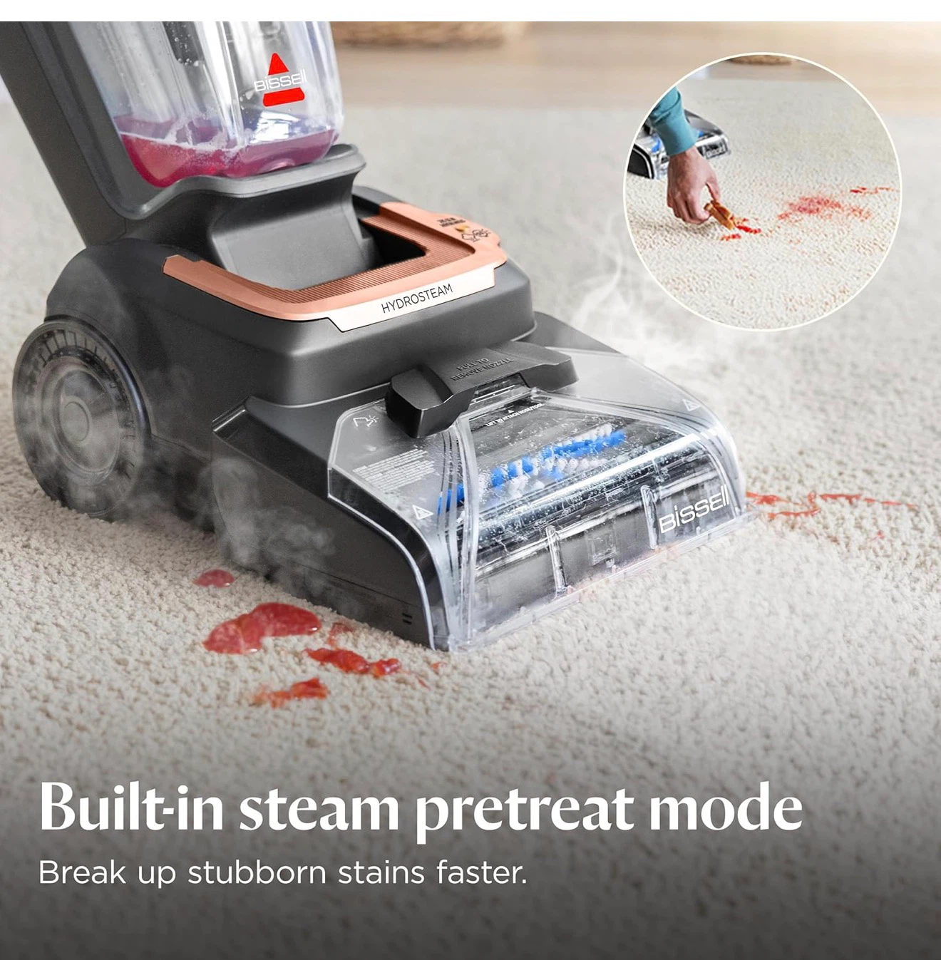 BISSELL Revolution HydroSteam Carpet Cleaner - photo 4