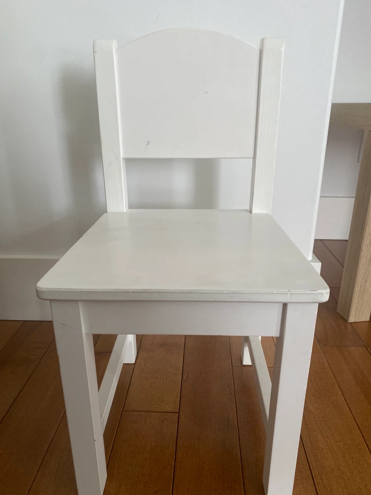 White Children's Wooden Chair