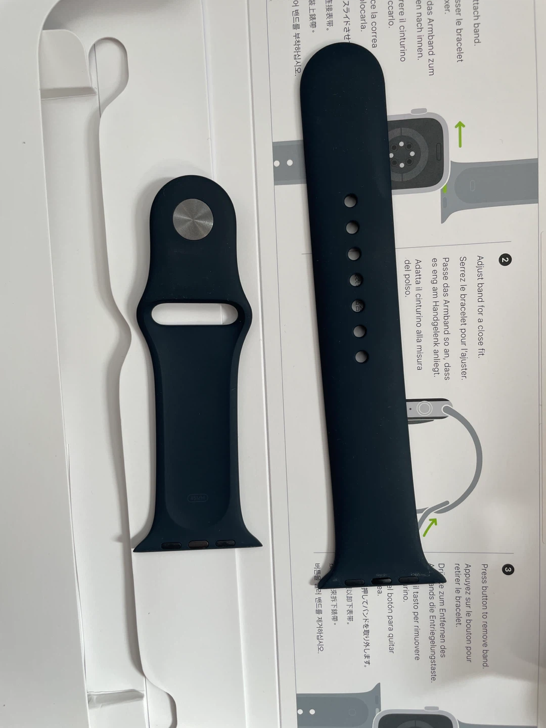 Retails $60, Apple Watch 35mm black Sport Band