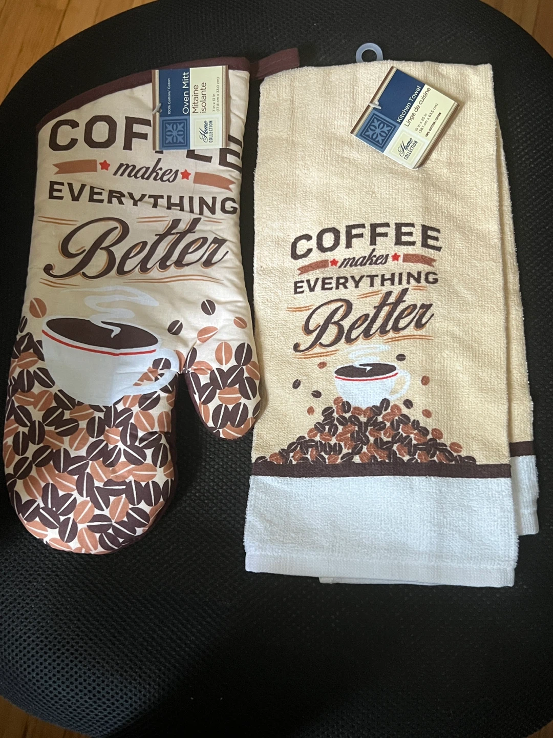 Oven Mitt and Kitchen Towel Set