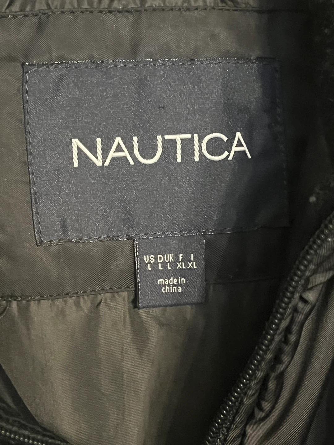 Nautica Black Puffer Coat with Hood - photo 3