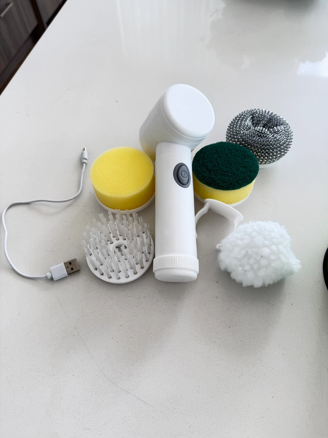 Electric Cleaning Brush Set with USB Charging
