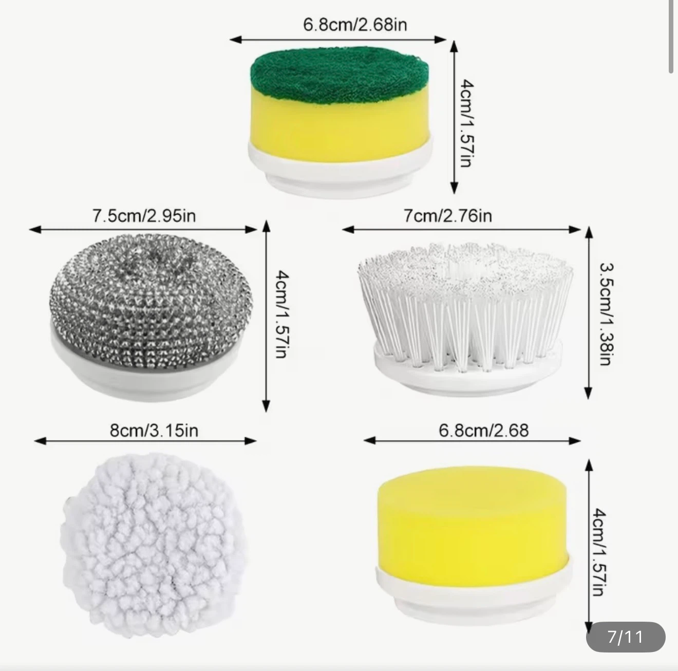 Electric Cleaning Brush Set with USB Charging - photo 4