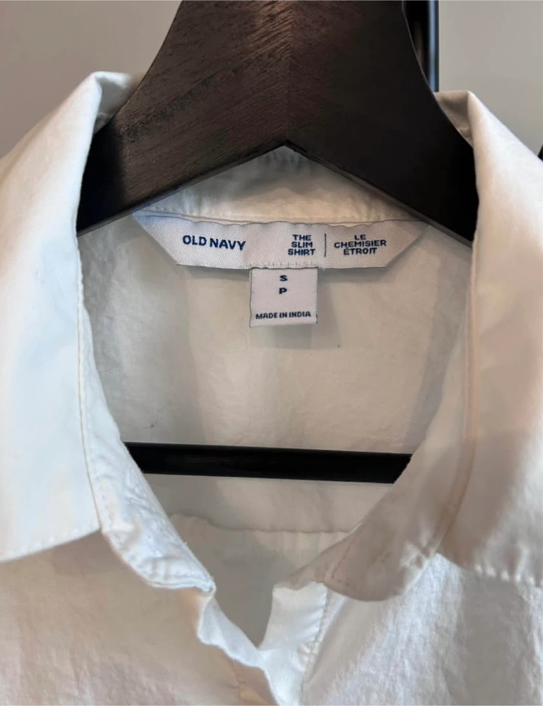Old Navy White Slim Fit Button-Up Shirt Size S - photo 2