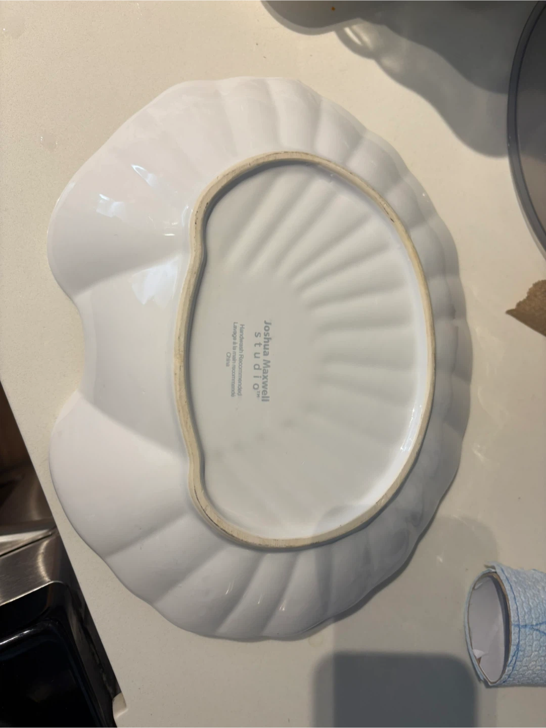 Joshua Maxwell Studio Large White Serving Platter - photo 2