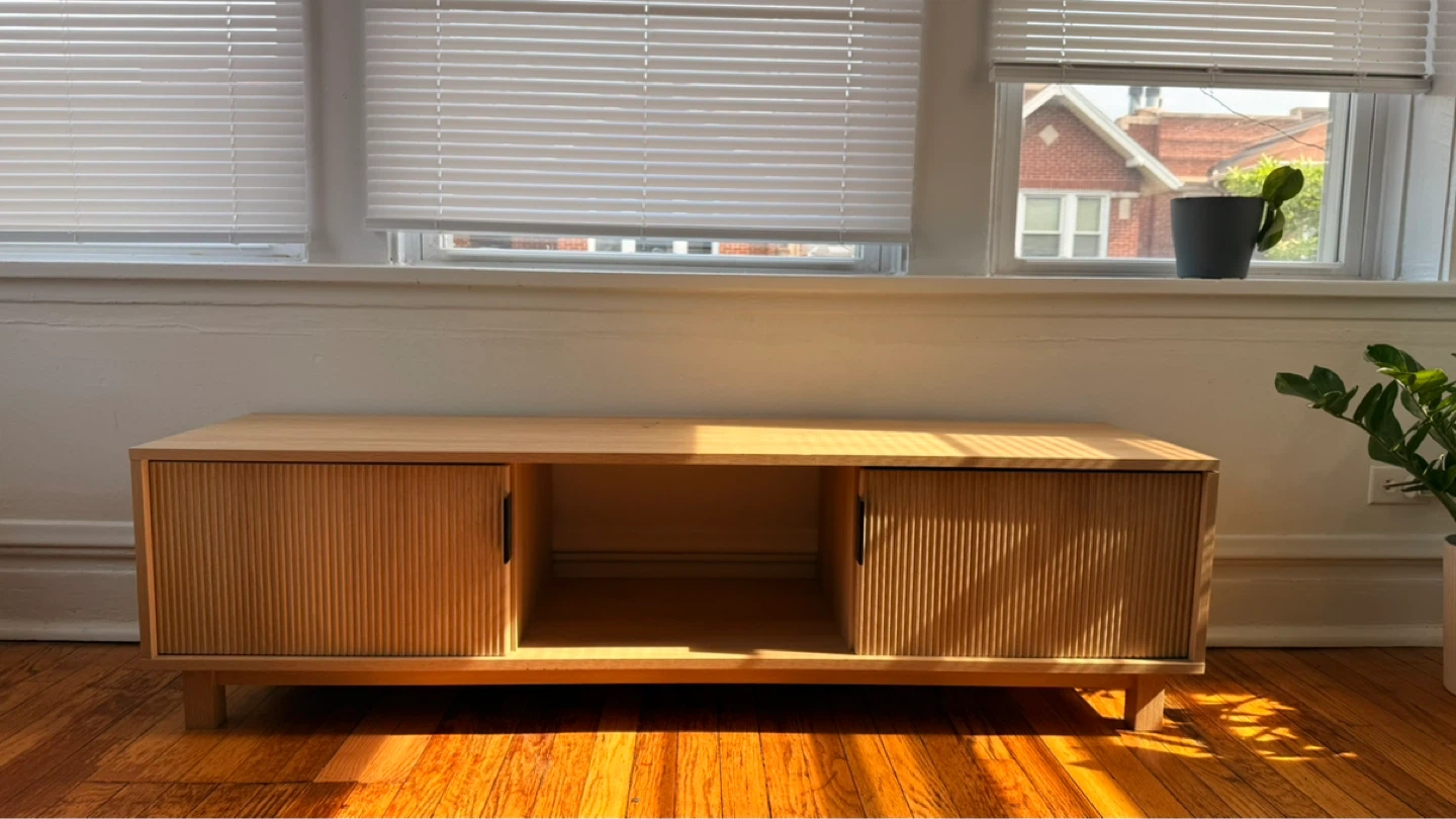 Light Wood Media Console