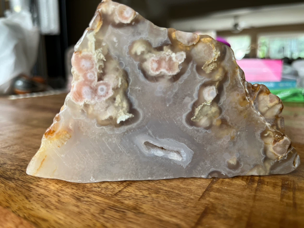 Flower Agate Slice