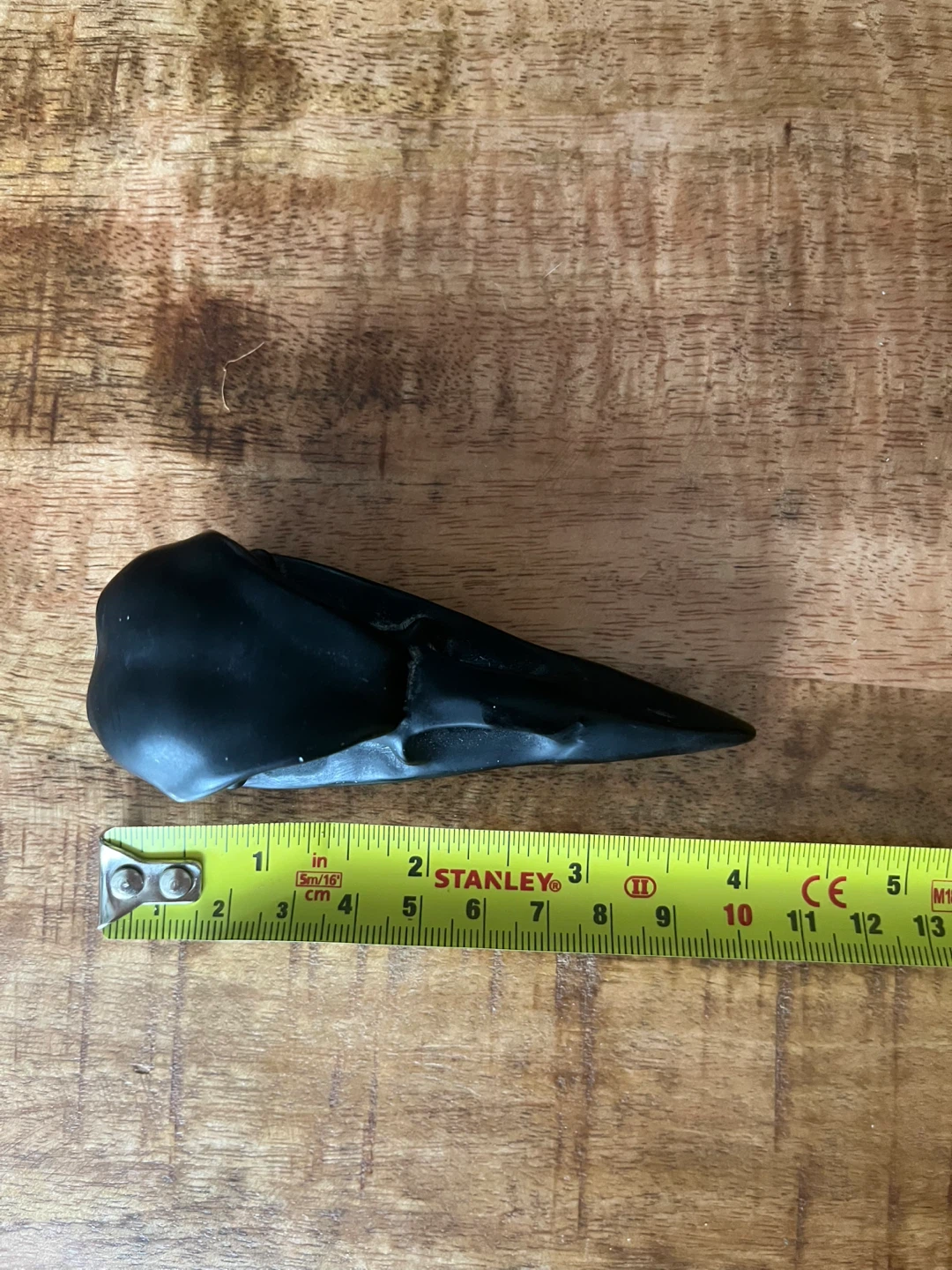 Black Obsidian Raven Skull - photo 4