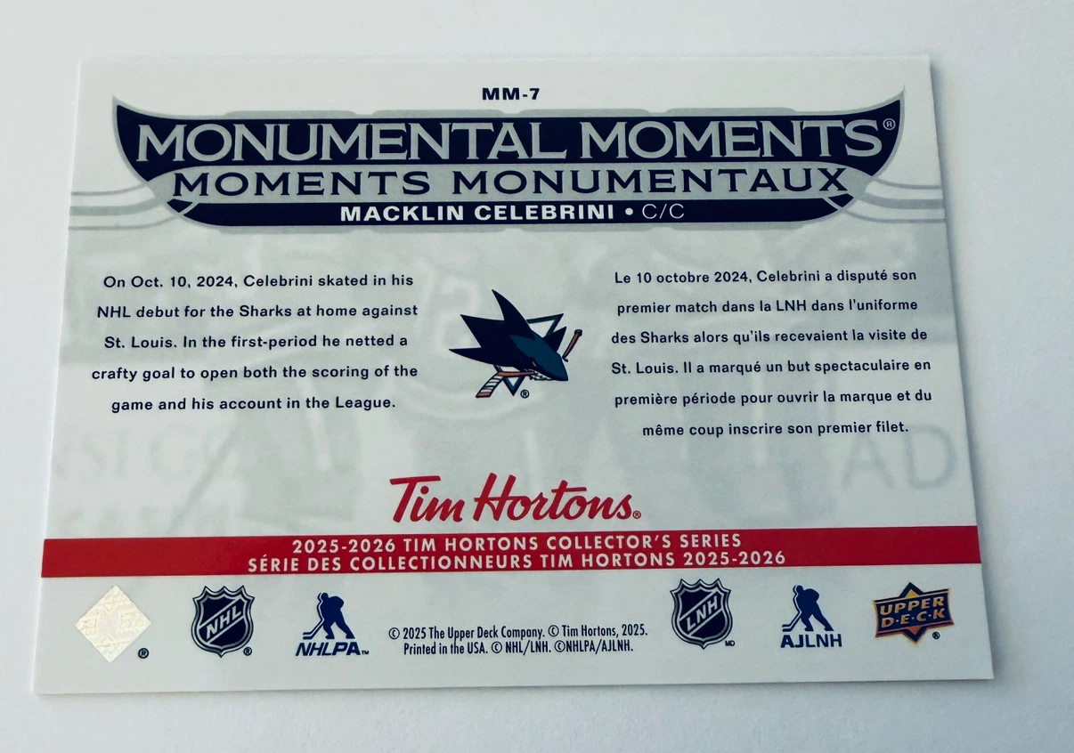 carte NHL tim hortin - photo 2