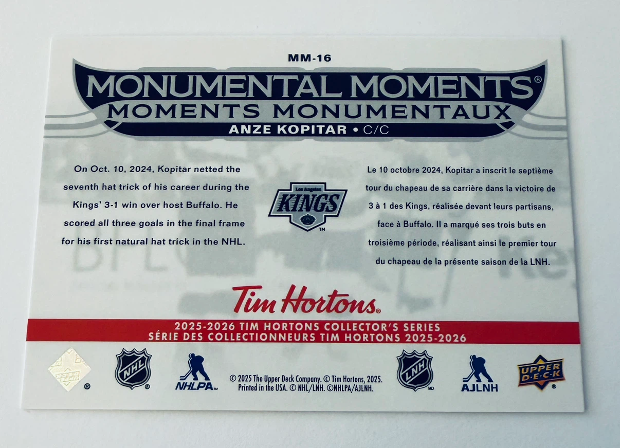 carte NHL tim hortin - photo 4