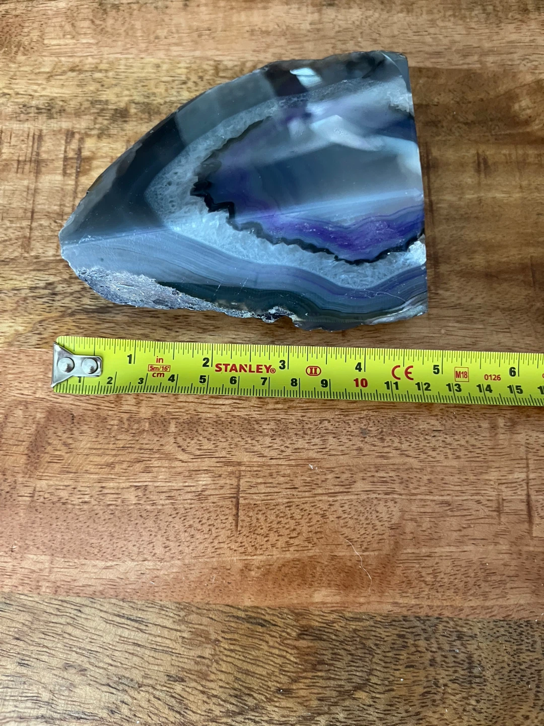 Agate Geode Slice - photo 3