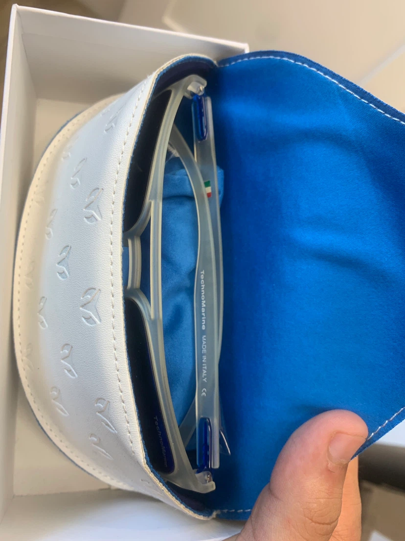 TechnoMarine Sunglasses with Blue Lenses