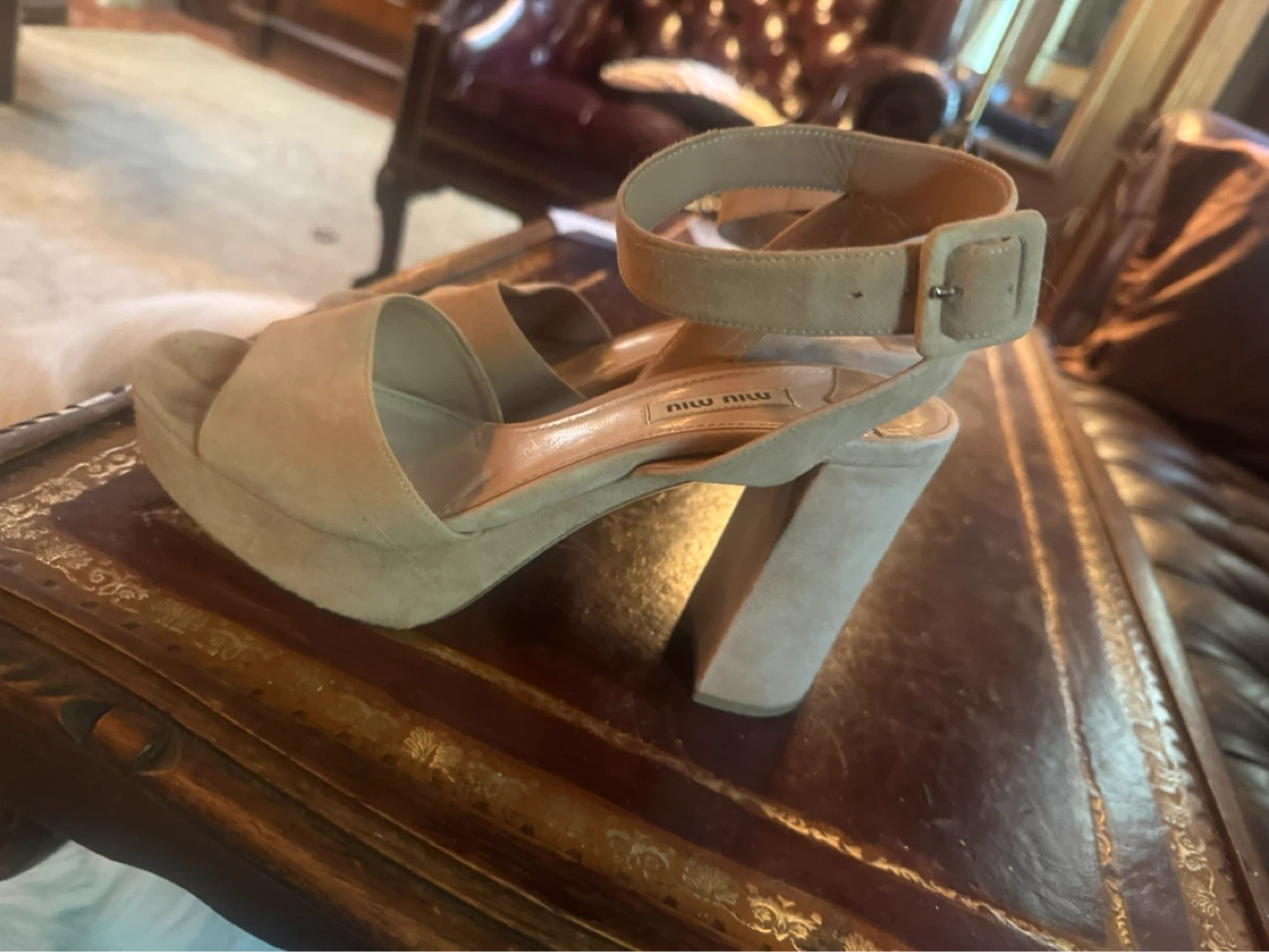 Miu miu size 9 chic platform - photo 2