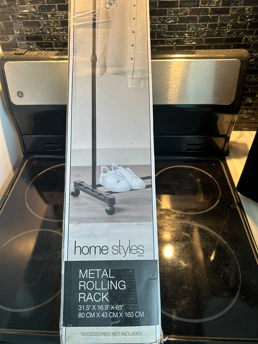Home Styles Metal Rolling Rack