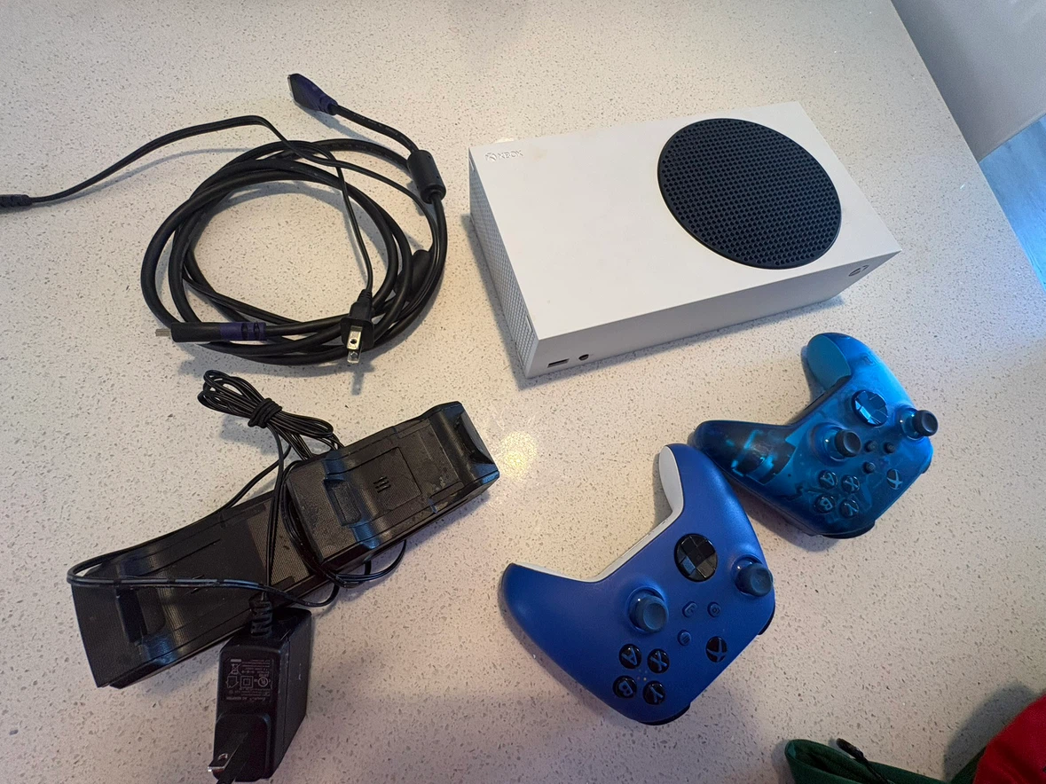 Xbox Series S Console with 2 Controllers and Charging Dock