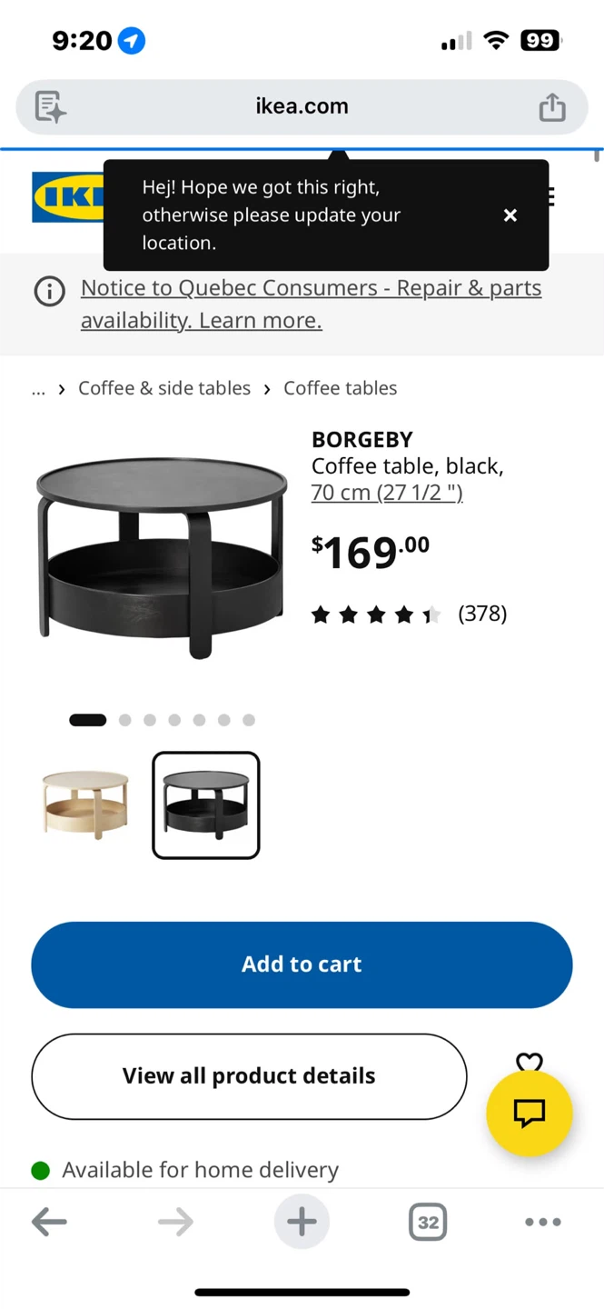 IKEA BORGEBY Coffee Table - photo 4