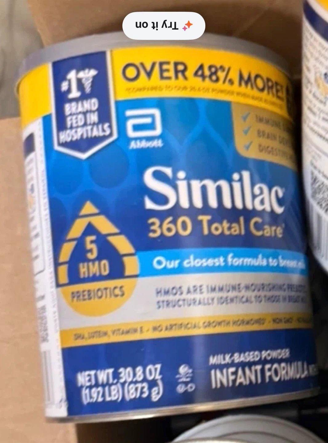 Similac 360 Total Care Infant Formula 30.8 oz - photo 2