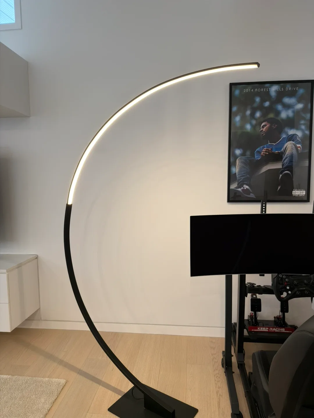 Black Arc Floor Lamp - photo 2