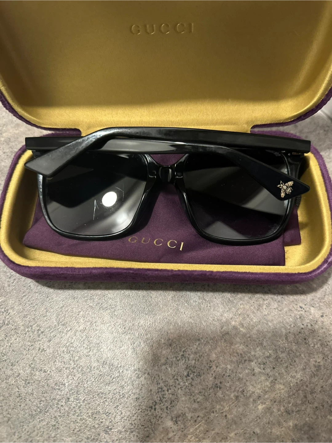 Gucci Black Sunglasses GG0022S - photo 2