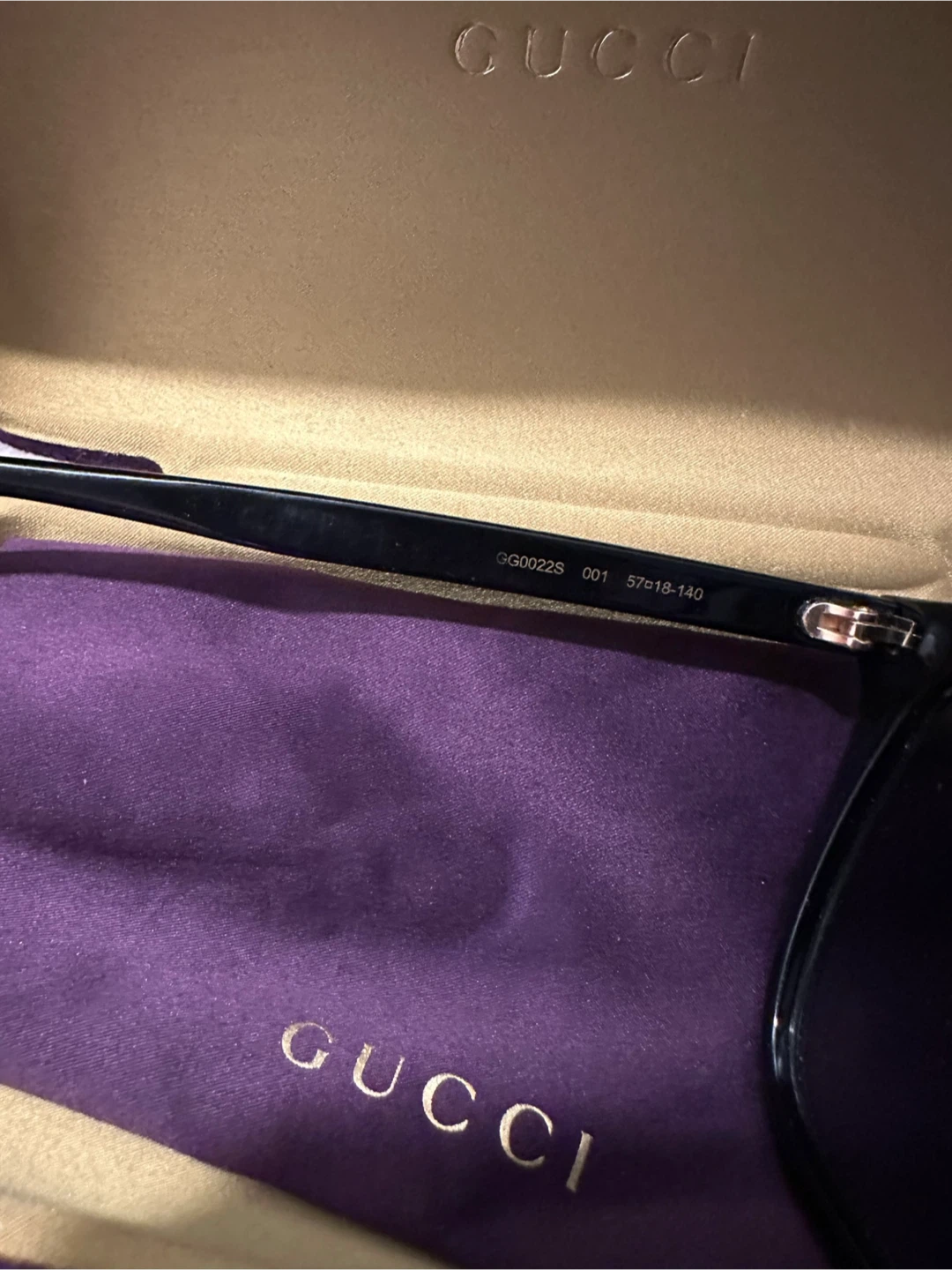 Gucci Black Sunglasses GG0022S - photo 5