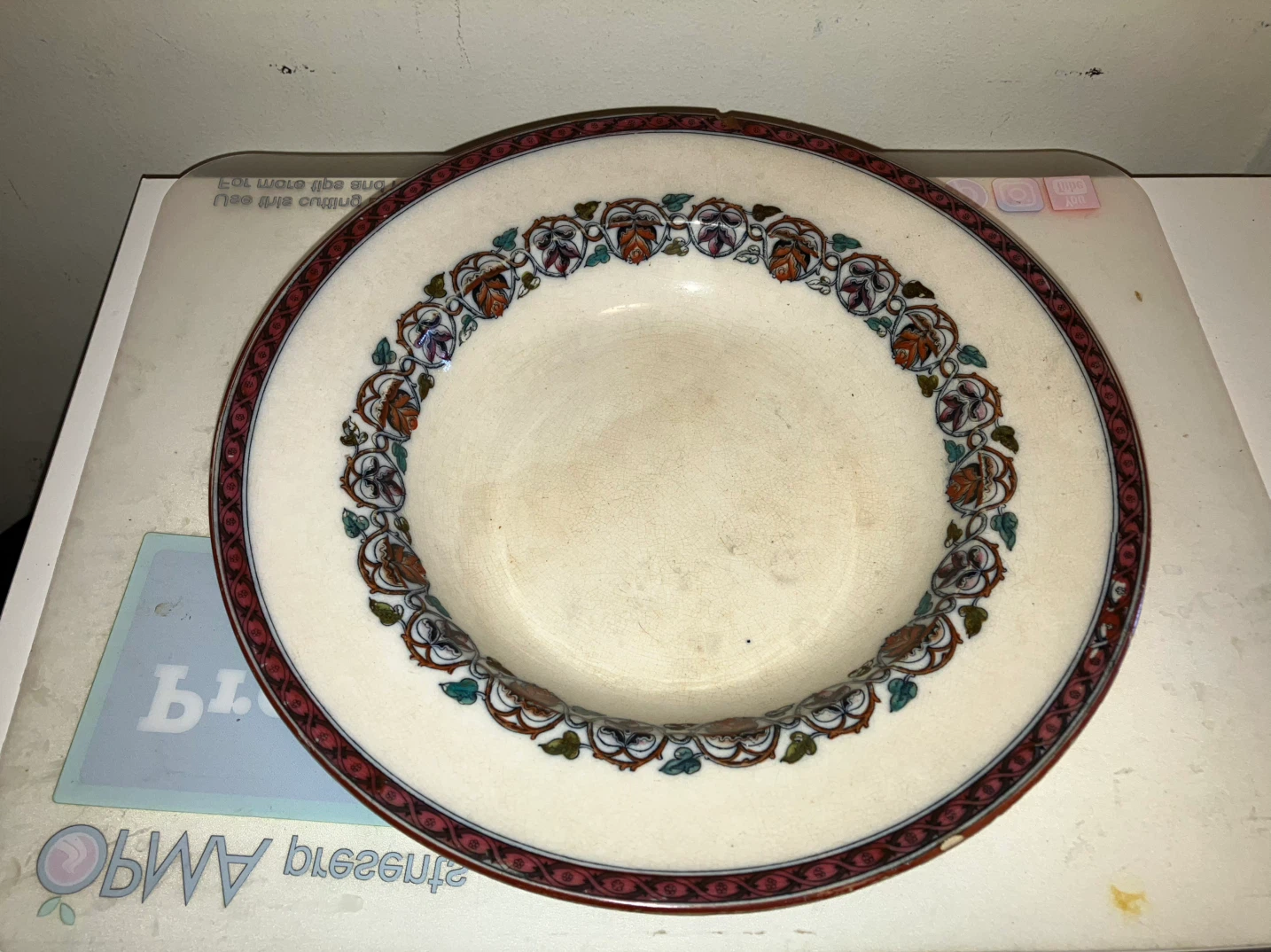 Antique William Brownfield Byzantine Soup Bowl-26 cm Diameter - photo 2