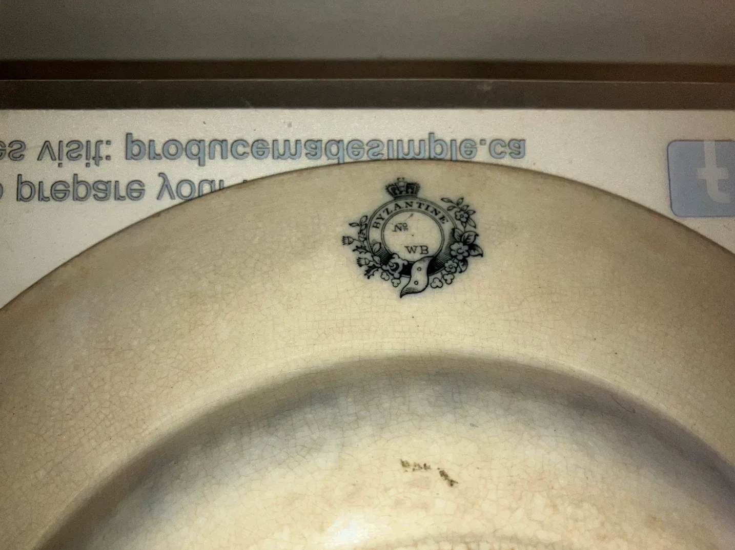 Antique William Brownfield Byzantine Soup Bowl-26 cm Diameter - photo 4